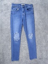 Levi's Jeans Womens 27 721  High Rise Skinny Slim Denim Pants Bottoms Distressed