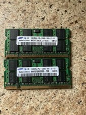 2GB (2 x 1GB) DDR2 RAM Laptop Memory SODIMM 800 MHz 200 Pin Non-ECC 