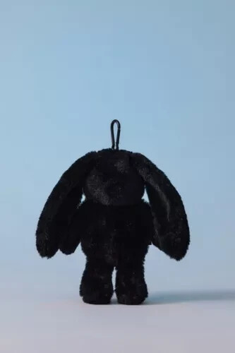 NewJeans NJ X COLLER Rabbit Plush Pouch SHADE BLACK Line Friends