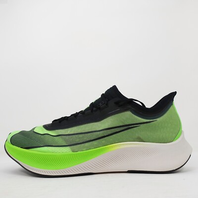 Nike zoom Fly3 27.0 グリーン/ブラック Nike Zoom Fly 3 Vapor Weave Running Shoes Electric Green