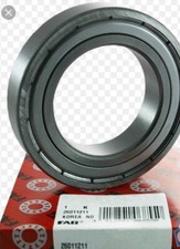FAG 6012 ZZ C3 DEEP GROOVE BALL BEARING, METAL SHIELDED 60x95x18mm