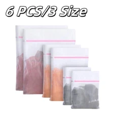 6PCS Suit for Sorting &Washing Clothes Wash Bag Mesh Laundry Bag for Delicates