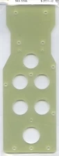 RARE VINTAGE ASSOCIATED # 5516  RC500   FIBERGLASS CHASSIS PLATE NIP