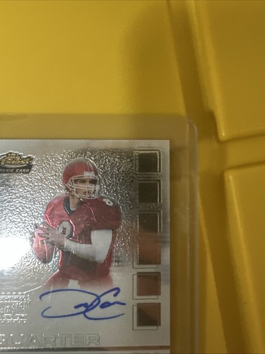 Topps Finest 2002/1200 David Carr #115 Rookie Auto radiocontrol - Imagen 3 de 6