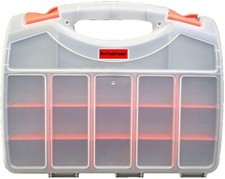 Organizador de almacenamiento de doble cara estuche de transporte compartimentos ajustables 12 o 13 pulgadas