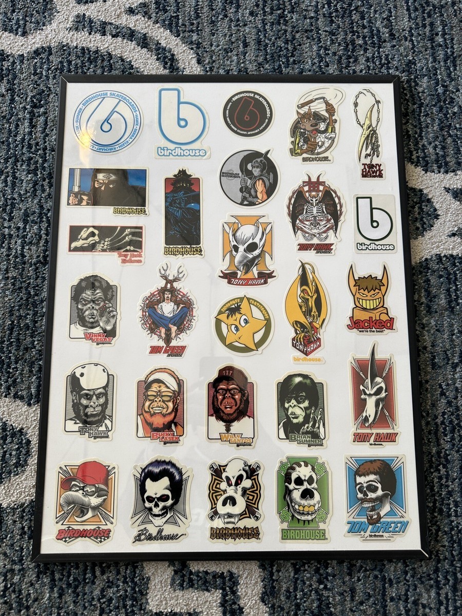 Birdhouse Skateboards Sticker Collection Lot, NOS, Rare