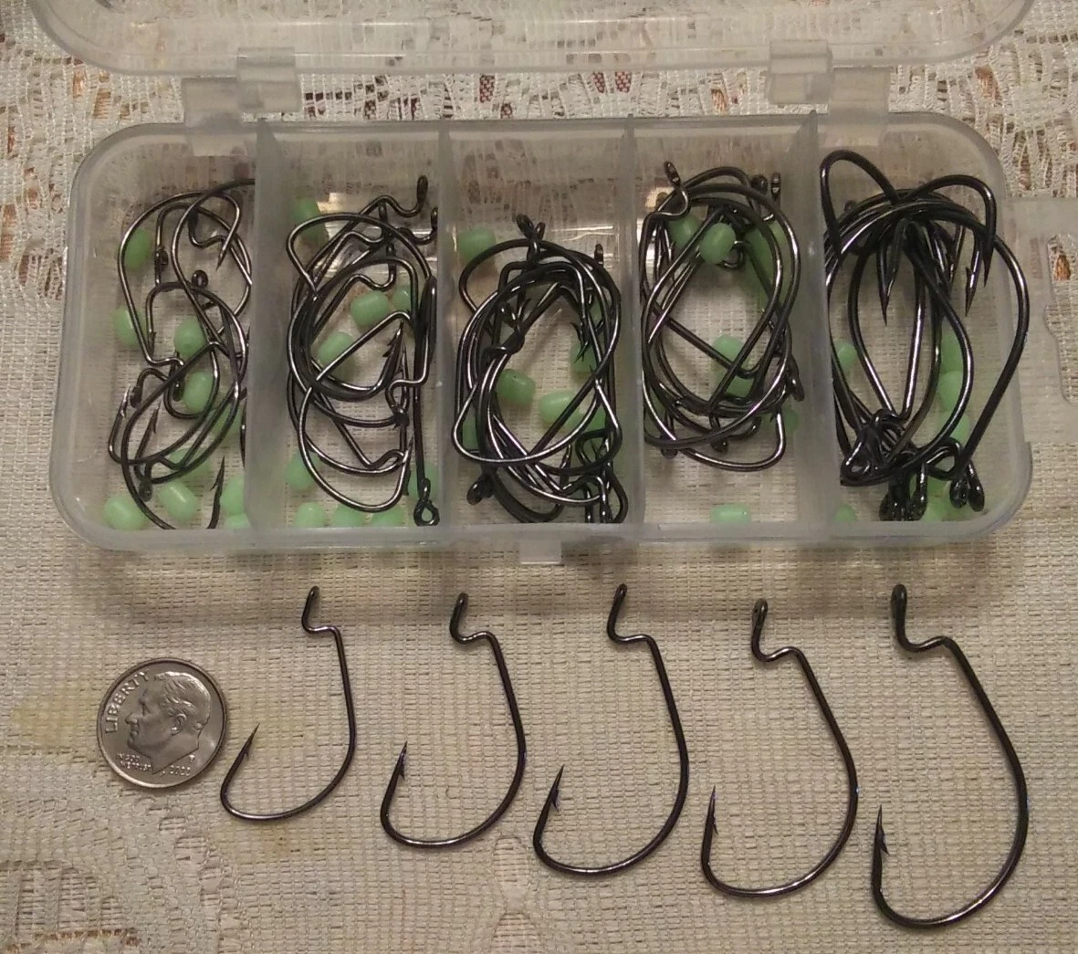 50 Octopus Hooks ? size ? OR? No Idea! CATFISH HOOKS ! 5 Sizes w