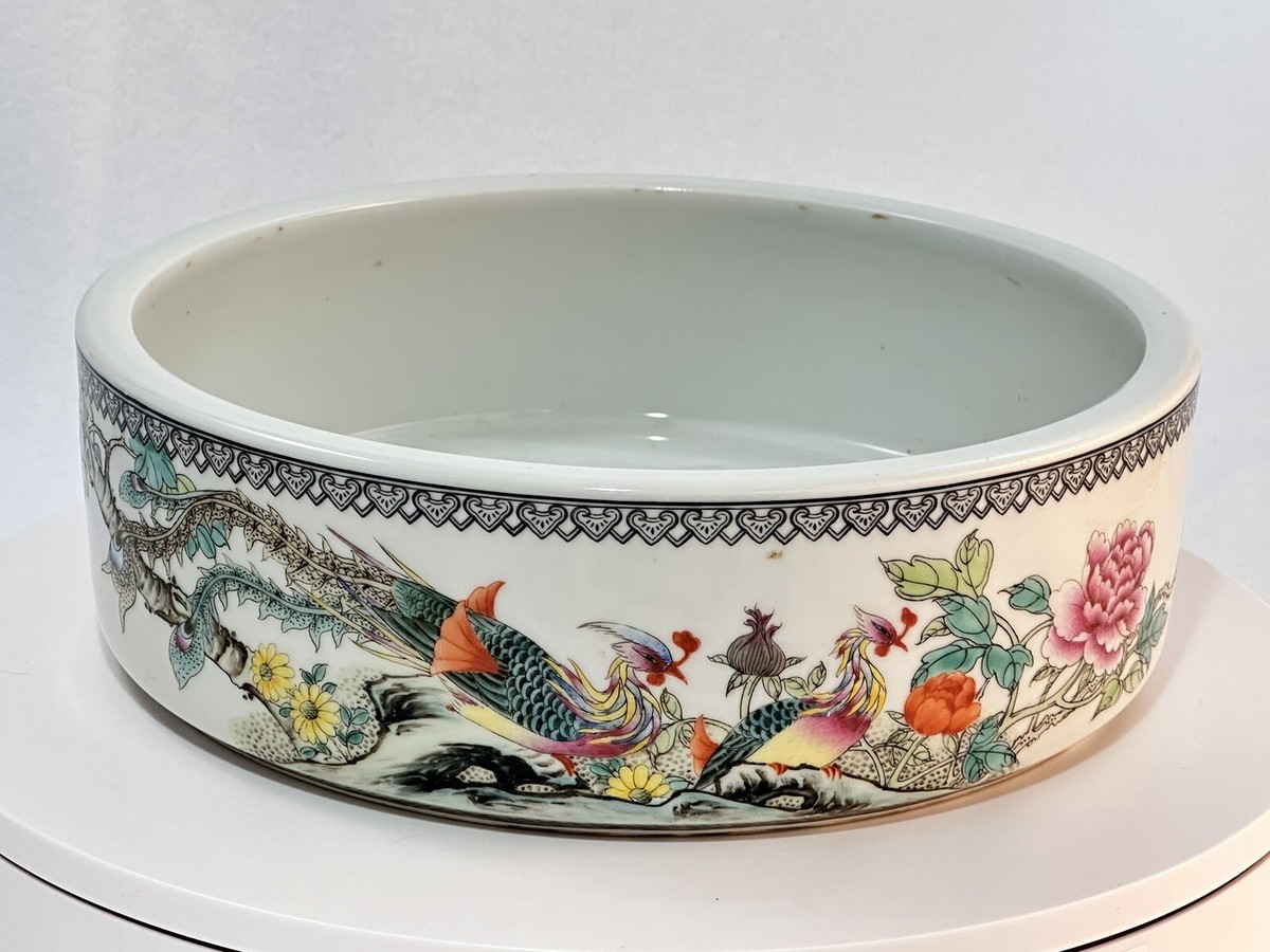 Chinese Porcelain Basin Chinese Porcelain Basin