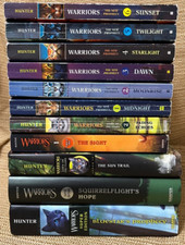 Lot 11 Warriors Erin Hunter New Prophecy complete + Sun Trail Super Ed. Sight +
