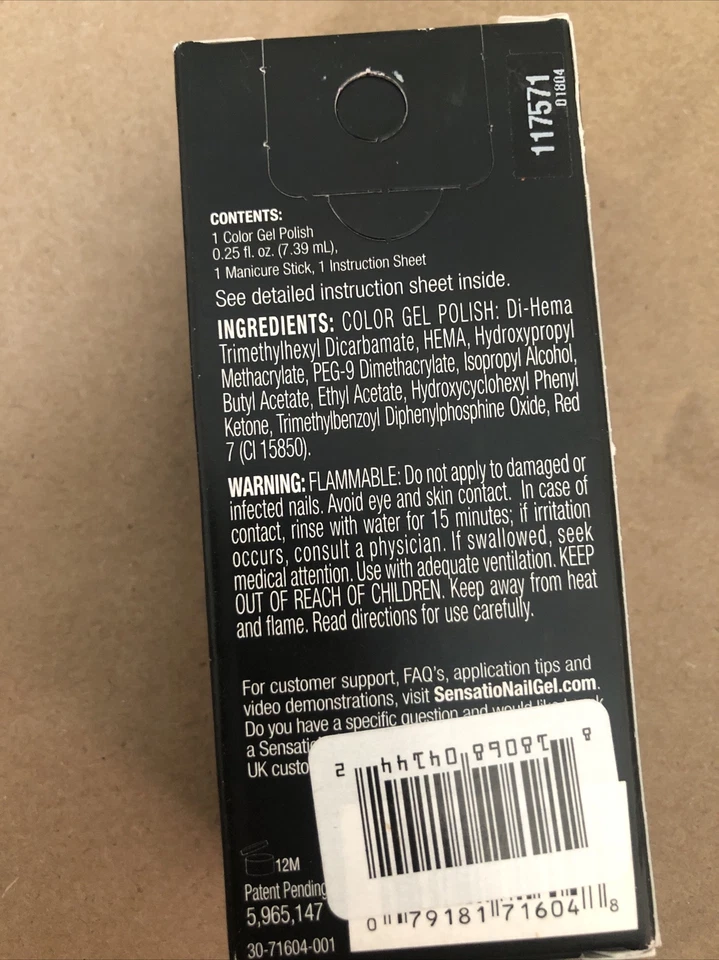 Sensacional color gel esmalte sangría jugosa Foto 2 de 2