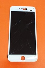 For Parts Apple iPhone 6s Plus White Cracked LCD Screen Display