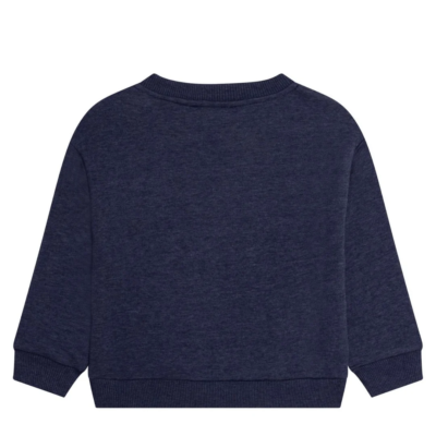 Kenzo Kids Electric Blue Elephant Embroidered Sweatshirt Pullover