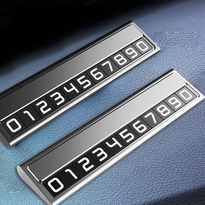 Car Temporary Parking Card Phone Number Card Plate Telephone Number Car Stop