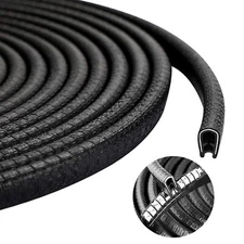 6M Car Door Trunk Edge Trim Lock Guard Moulding Rubber Seal Strip Protector