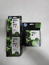 HP 902XL T0A39AN and T6M14AN Cyan Magenta Yellow Black Ink Cartridges Expired
