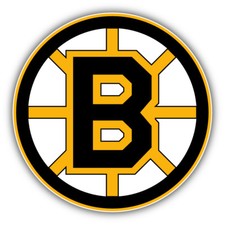 Boston Bruins NHL Hockey Round Car Bumper Sticker Decal - 3'' or 5''