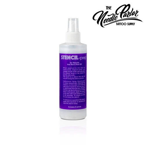Stencil Prep Spray For Tattoo Stencil Transfer- Made In USA (8 oz - 1 pcs) - product listing photo