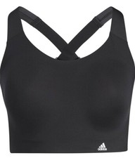 Image of adidas Women’s 30E Black Ultimate AEROREADY  High Support Sports Bra