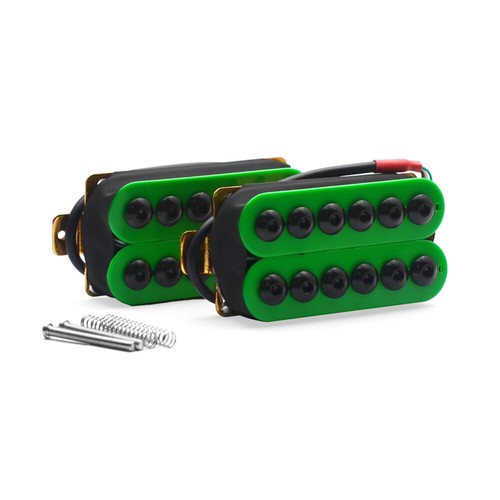 Green Double Coil Electric Guitar Pickups Humbucker Neck Bridge Set for