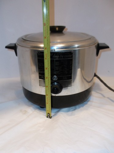 VINTAGE DORMEYER Automatic Electric Deep Fry Cooker Model 6200 - Picture 17 of 17
