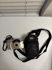 Vivitar PZ3090 Date-A-Print 35mm Film Camera w/ New Battery and Case Tested