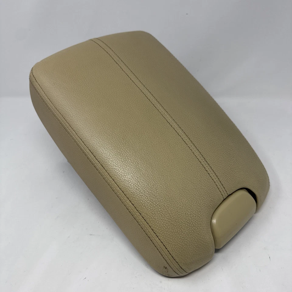 Honda Accord Crosstour 2012-2015 consola central cuero beige tostado reposabrazos OEM Foto 3 de 4