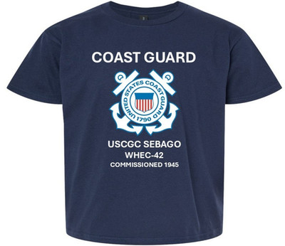 USCGC SEBAGO  WHEC-42 * COMMISSIONED 1945 *USCG OFFICIALLY LICENSED