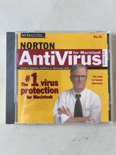 Vintage Symantec Norton AntiVirus Software Mac OS Version 5.0 CD-ROM