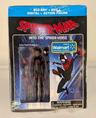 Spider-Man: Into the Spider-Verse Blu-ray + Action Figure Walmart Exclusive