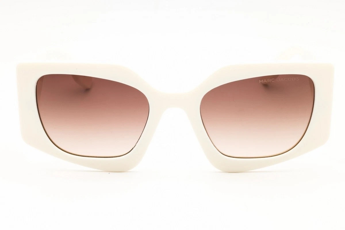 NWT Marc Jacobs MARC 648/G/S-080S IR White Oval 55mm Sunglasses Marc Jacobs Sunglasses White products for sale | eBay main image 3