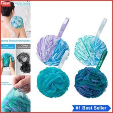Exfoliating Bath Sponge Loofah 4 Pack Large 75g Body Scrubber Shower Green