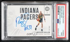 2017-18 Encased Scripted Signatures 24/25 Reggie Miller PSA 9 MINT Auto HOF 16rf