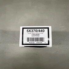 AmRad Oval Run Capacitor 5 MFD 370/440 VAC USA2029