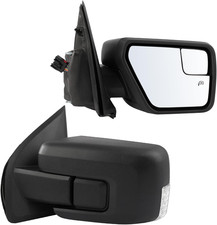 2021-24 F150 Towing Mirrors Power Heated Turn Signal Light  Compatible Replacemen