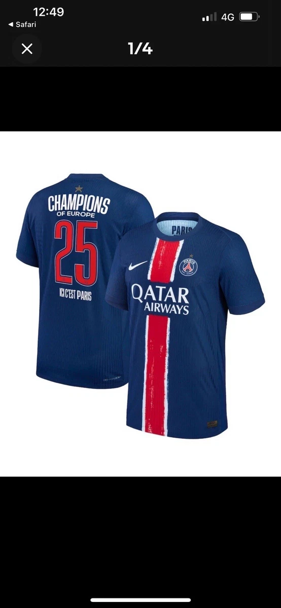 Maillot PSG Domicile Nike – Taille L (Bon état, D'occasion)