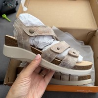 Clarks Calenne Cara Bronze Metallic Wedge Sandals - UK 4. New And Boxed