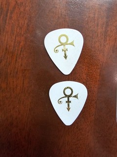 2 Prince Guitar Picks used at Paisley Park