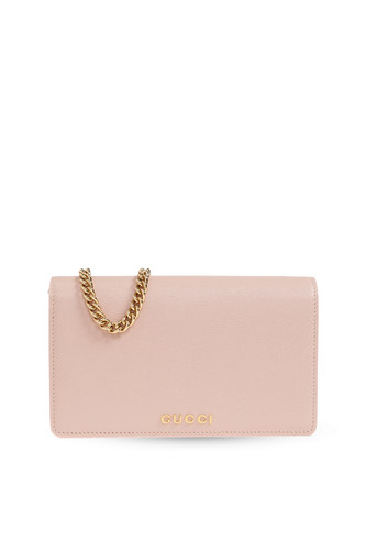 GUCCI Pink Chain Wallet Bag New & Authentic