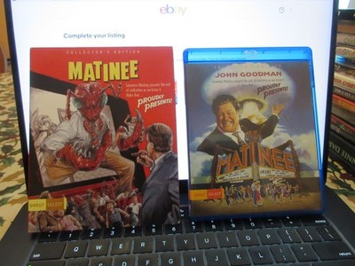 MATINEE BLU-RAY Shout Factory Collector's Edition W/RARE SLIPCOVER PLS READ!!!