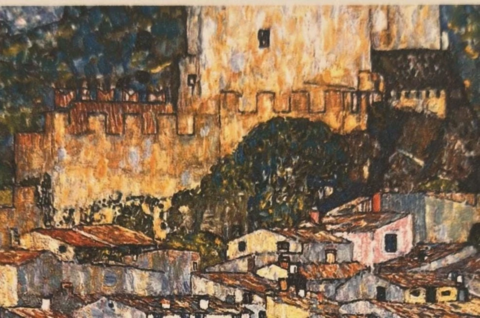 Gustav Klimt Malcesine am Gardasee Lithografie Druck Limitierte Auflage Signiert - Bild 4 von 4