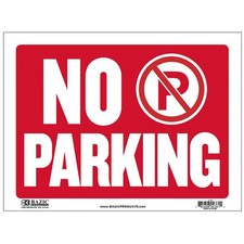 BAZIC 12" X 16" No Parking Sign, pack of 24