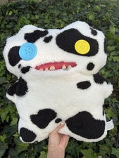 Fuggler Bigg Fugg Cow Spoted Monnster Zuru 18 Inch Plush XL GAPTOOTH MCGOO NEW