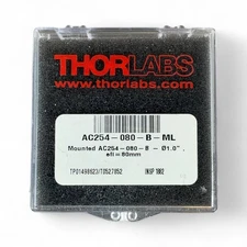 Thorlabs AC254-080-B-ML Mounted Achromatic Lens EFL 80mm Optics NEW Best Offer!