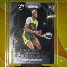 Dominique Malonga 2025 WNBA Prizm Fearless INSERT Seattle Storm