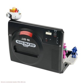 Sega Genesis Display Console - Supervillain Boss Bundle + Sonic 1