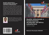 Mahamat Moustapha Ibrahim | Qualità Istituzionale E Trasformazione...