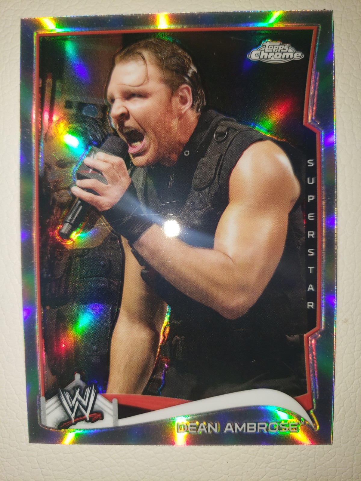 2014 WWE Topps Chrome REFRACTOR DEAN AMBROSE JON MOXLEY #16 AEW ungraded