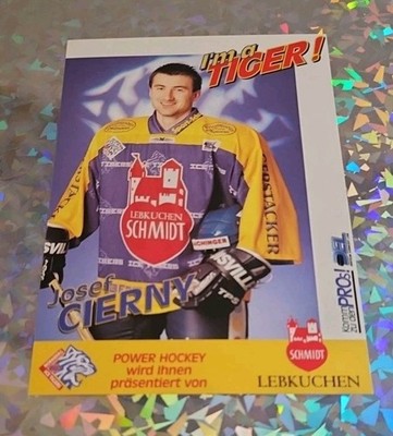 DEL Eishockey Autogrammkarte Nürnberg ICE Tigers ''I'm a Tiger'' Cierny Josef
