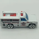 Vintage Diecast 1974 Hot Wheels Rescue Ranger Bomb Squad Emergency Truck-White