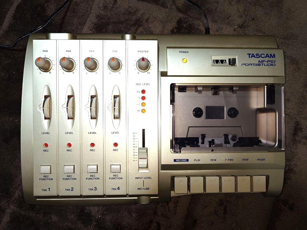 USED TASCAM MF-P01 portastudio 4tracks Analog Cassette Tape